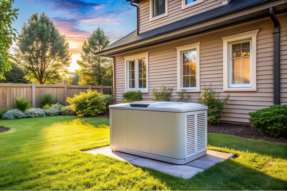 generator-in-backyard