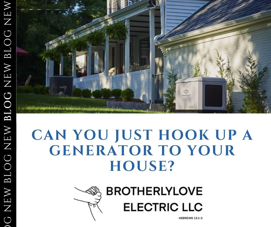 Can You Just Hook Up a Generator to Your House