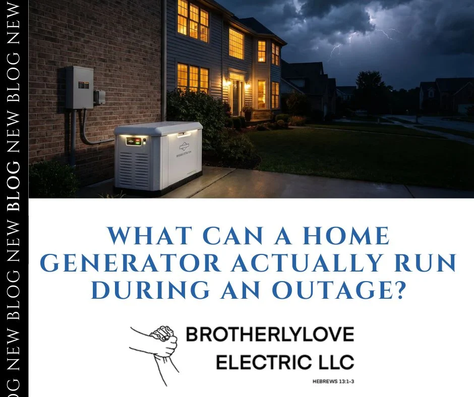 What Can a Home Generator Actually Run During an Outage