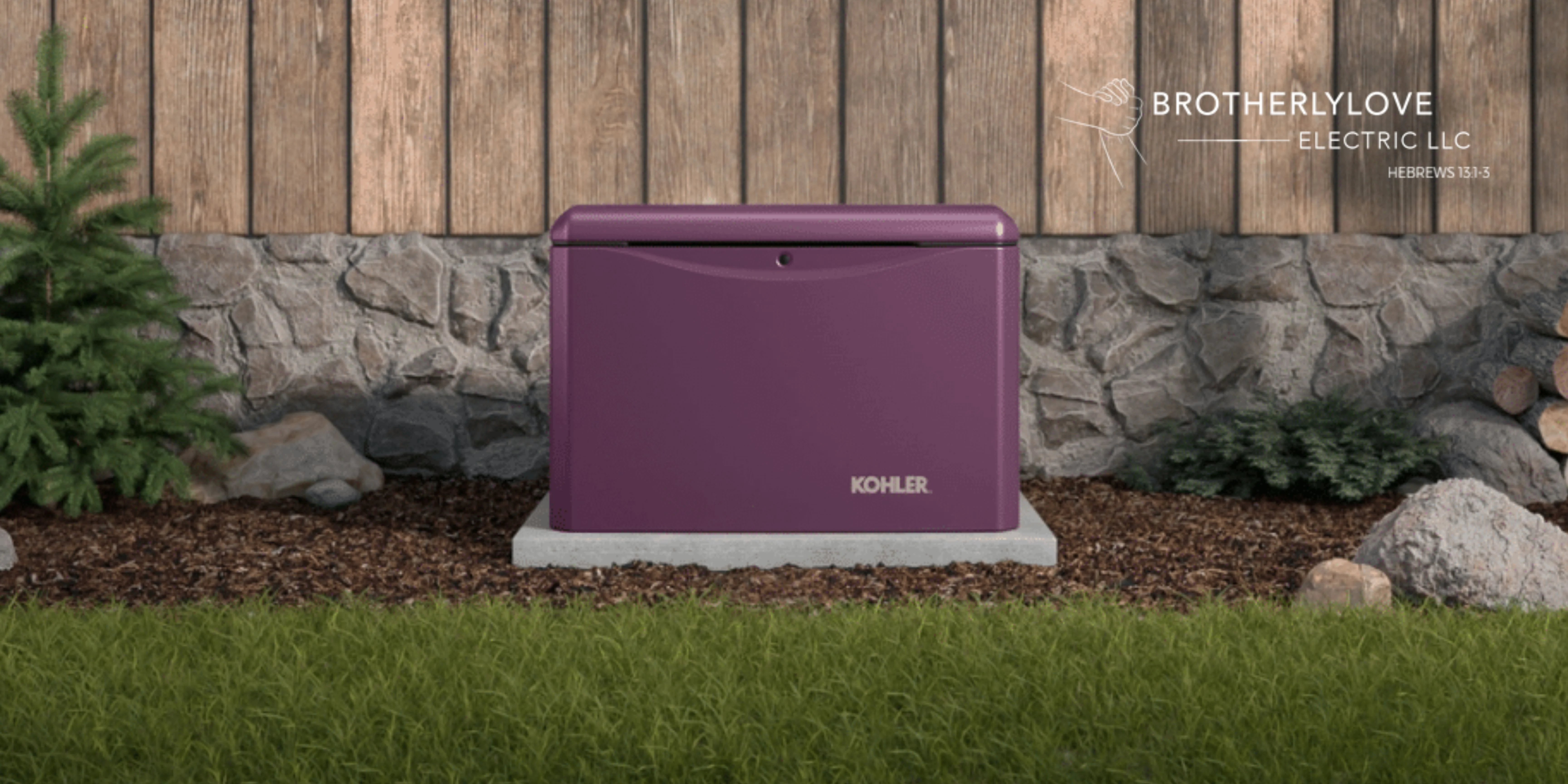 KOHLER standby generator installed for a Texas home to stay powered during a power outage